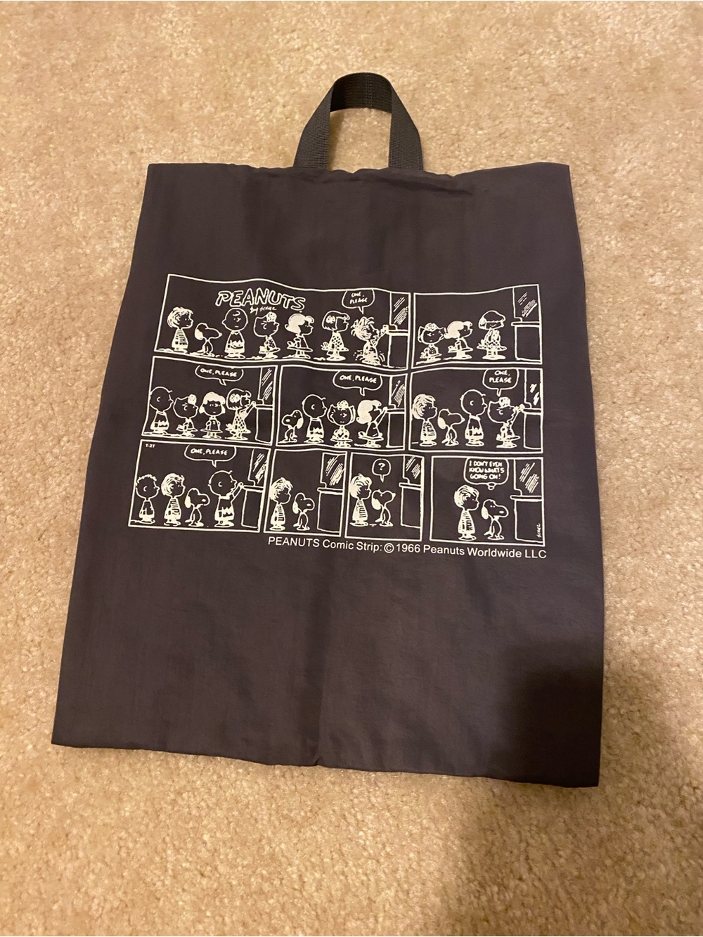 Peanuts Snoopy organize bag